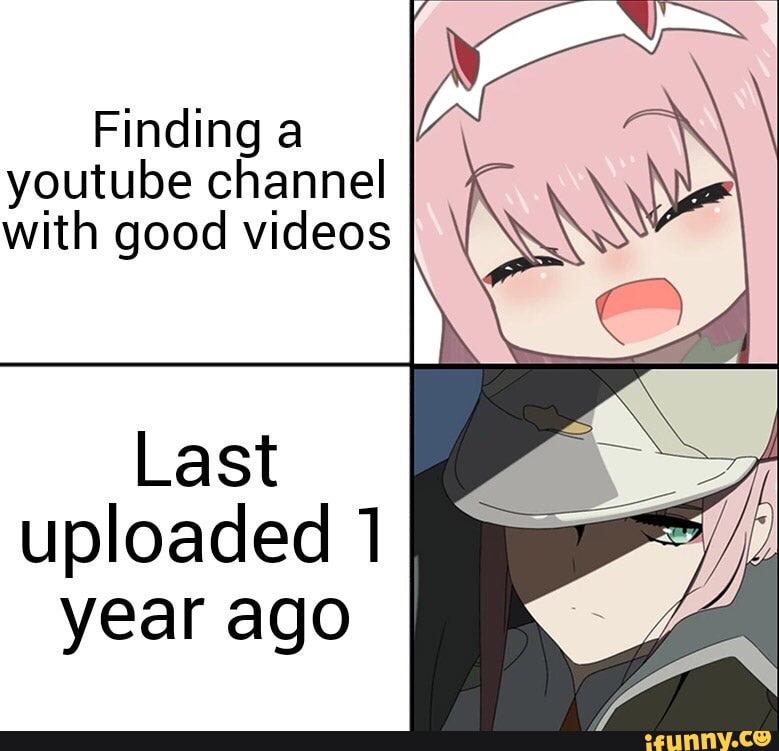 Finding a
youtube channel
with good videos
Last
uploaded 1
year ago