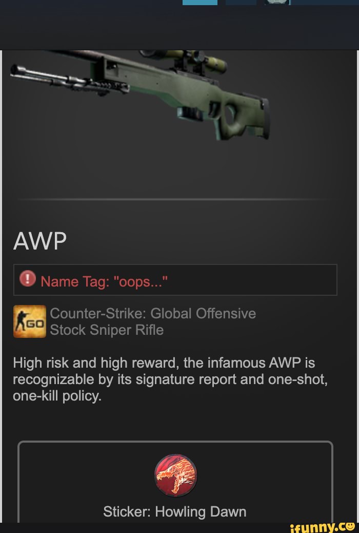 AWP Name Tag: 
