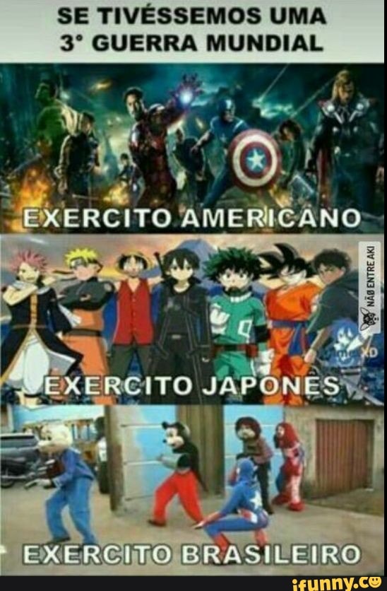SE TIVÉSSEMOS UMA
3º GUERRA MUNDIAL
me
à
tp AMERI ANO