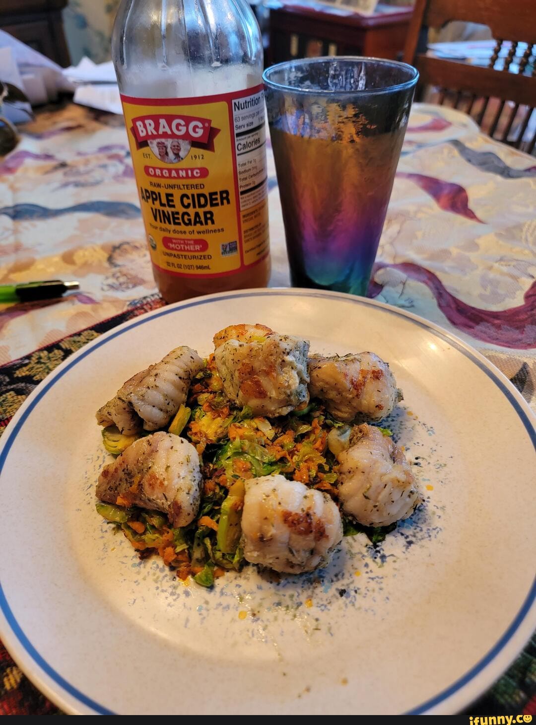 Accounting classes kicking my ass but here is my dinner! 8oz monkfish