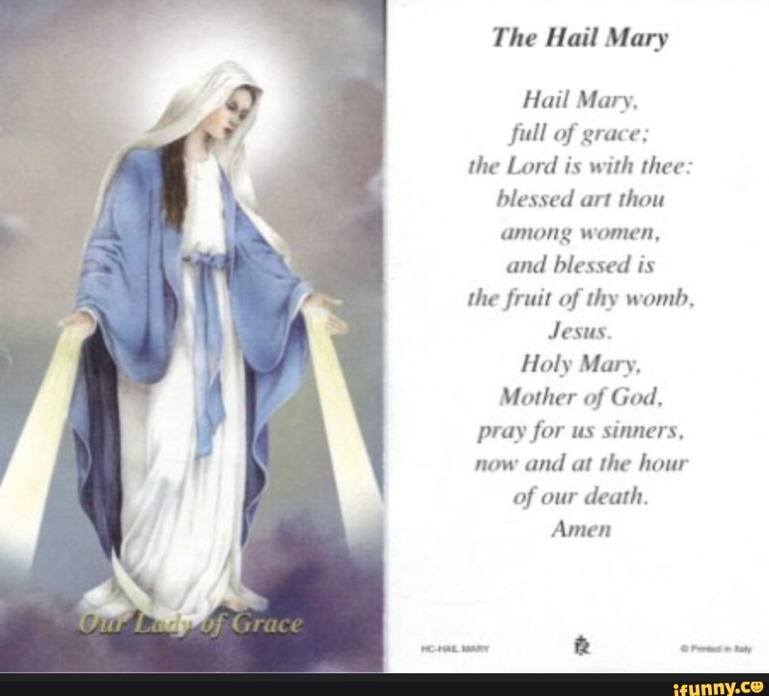 Аве на латыни. Молитва авимария. The Hail Mary (Prayer).
