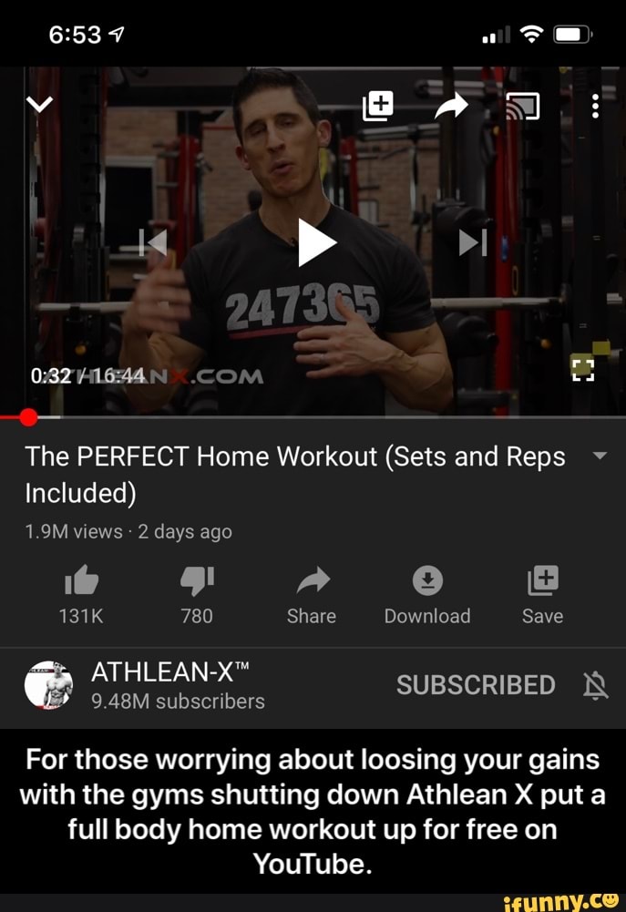 athlean x home workout