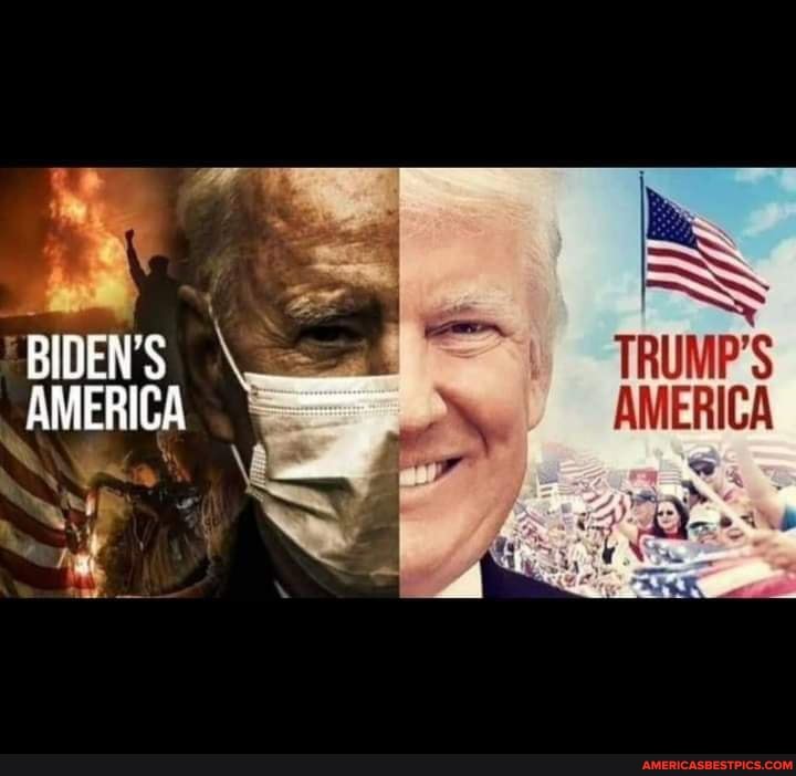 TR UMP's
AMERICA
BIDEN'S
AMERICA
ly Nie ro