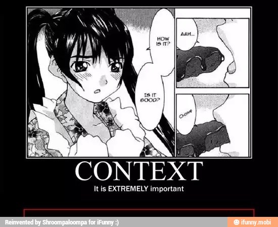 CONTEXT
It is EXTREMELY important