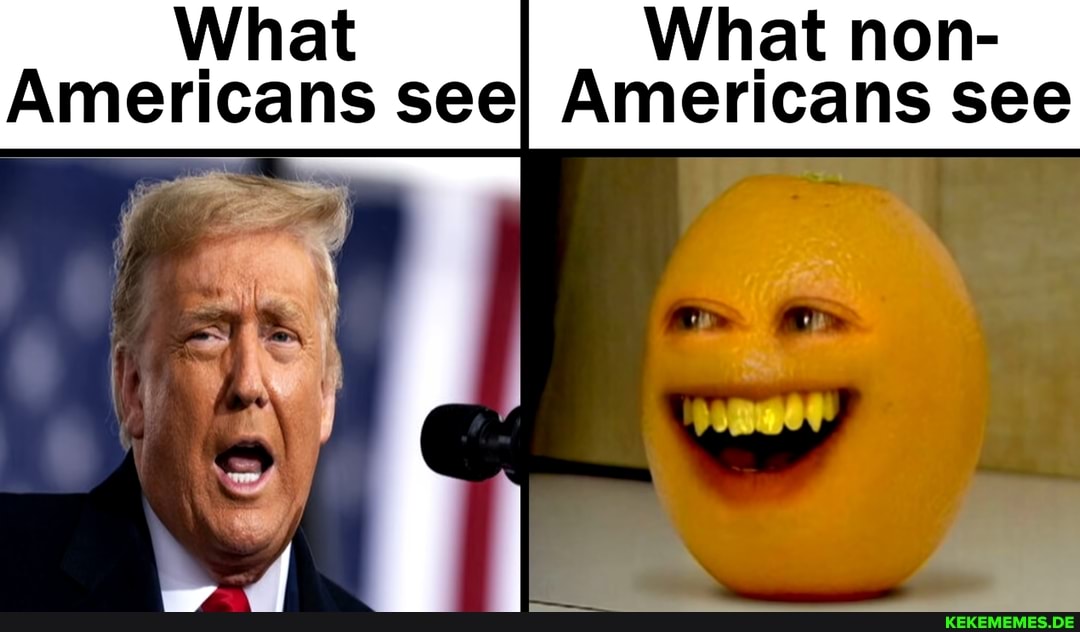 What What non-
Americans see} Americans see