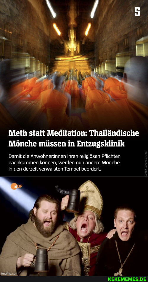 Meth statt Meditation: Thailandische Monche miissen in Entzugsklinik Damit die i