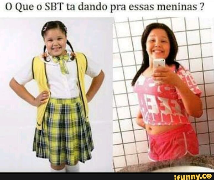 O Que o SBT ta dando pra essas meninas