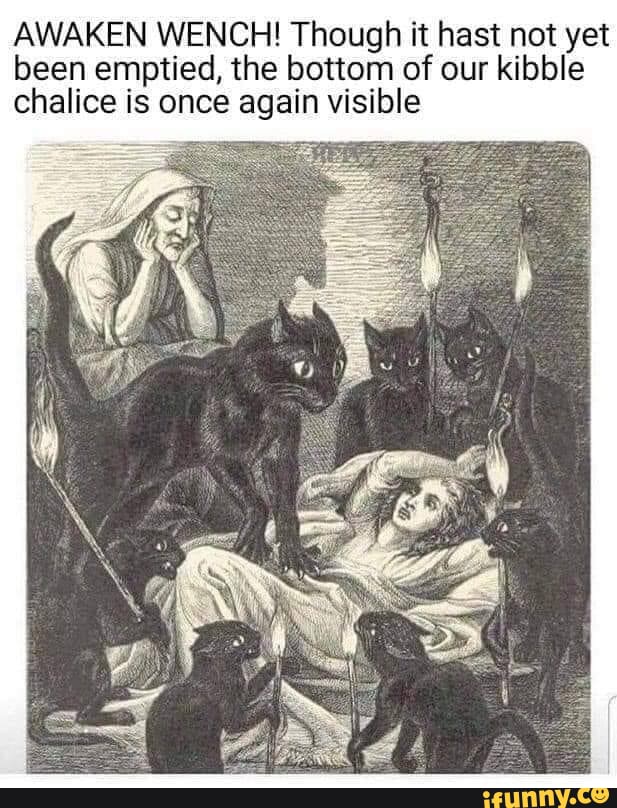 Ritual of the PreBreakfast Hour AWAKEN WENCH! Though it hast not yet