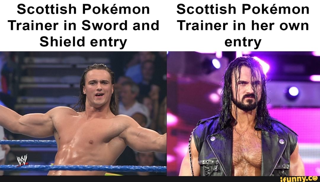Scottish Pokemon Scottish Pokemon Trainer In Sword And Trainer In Her Own Shield Entry Ifunny