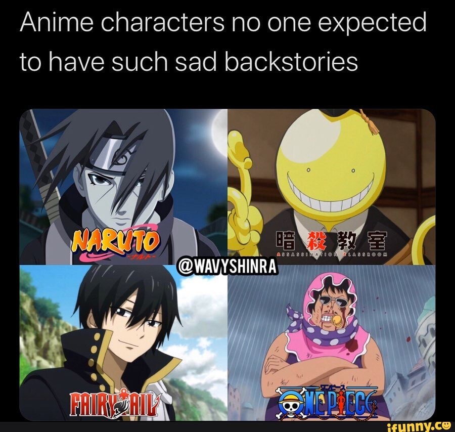 Characters From Different Anime Who Have The Same Tragic Backstory