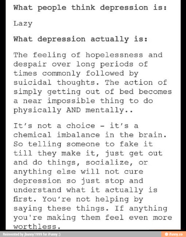What depression actually is: The feeling of hopelessness and despair ...