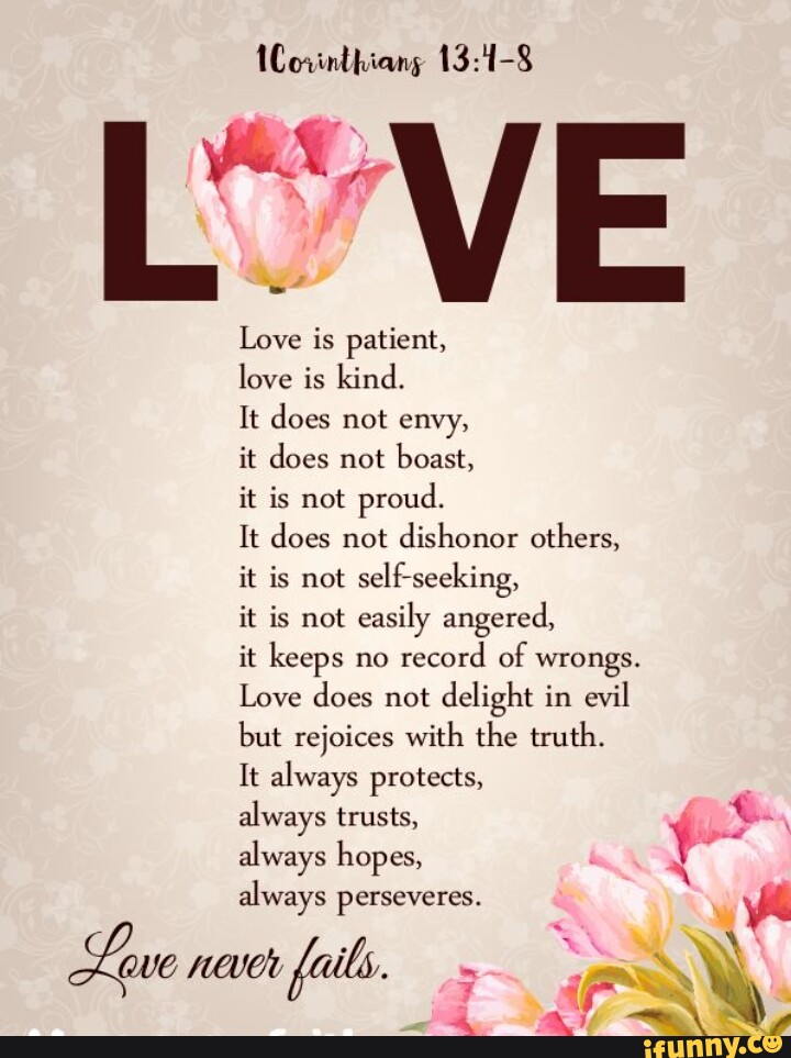 Love Is Patient Wallpaper