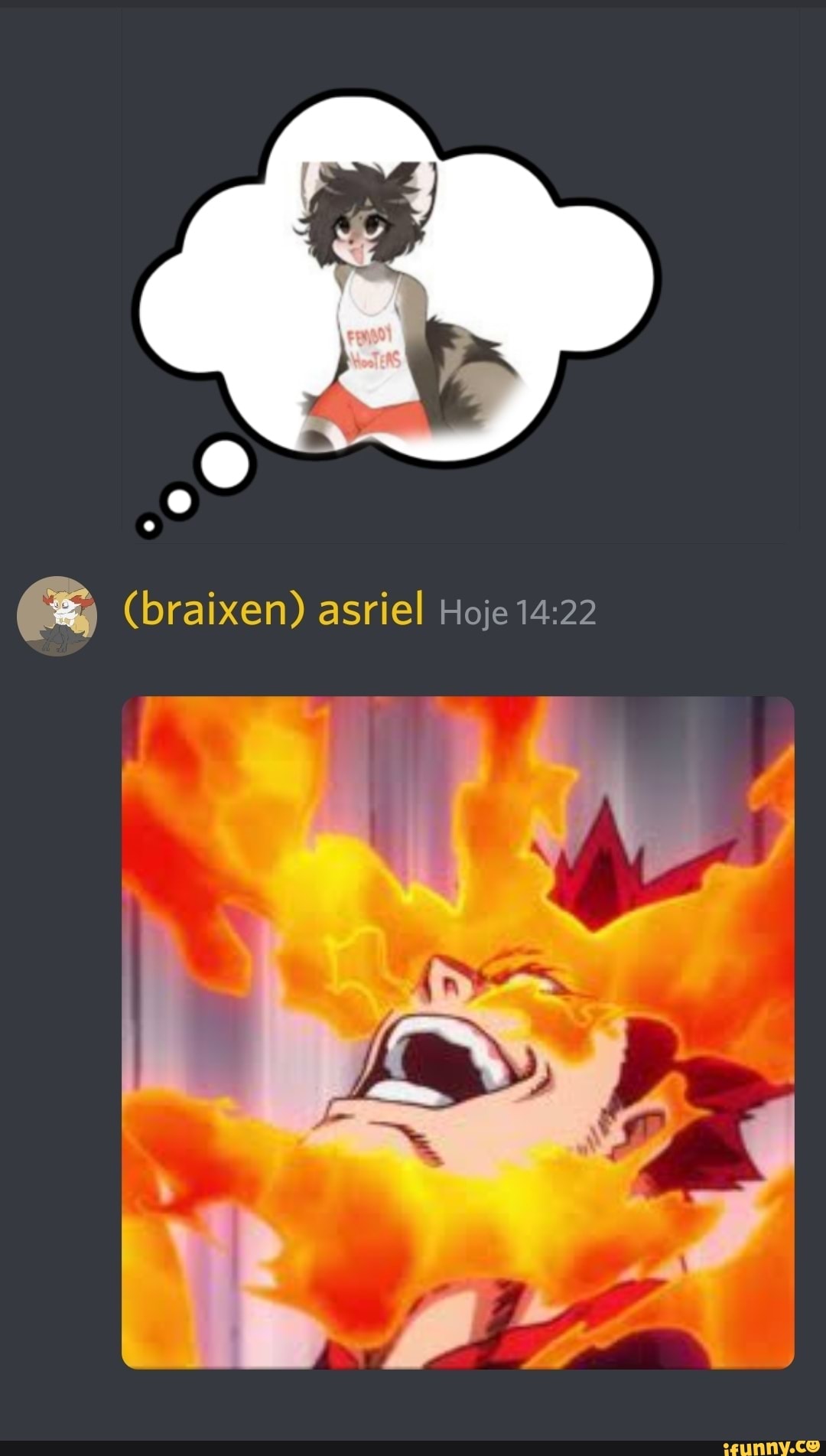 (braixen) asriel Hoje
