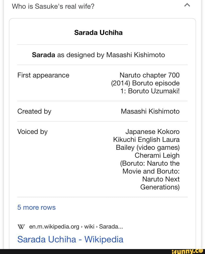Uzumaki Boruto X Uchiha Sarada, Wiki