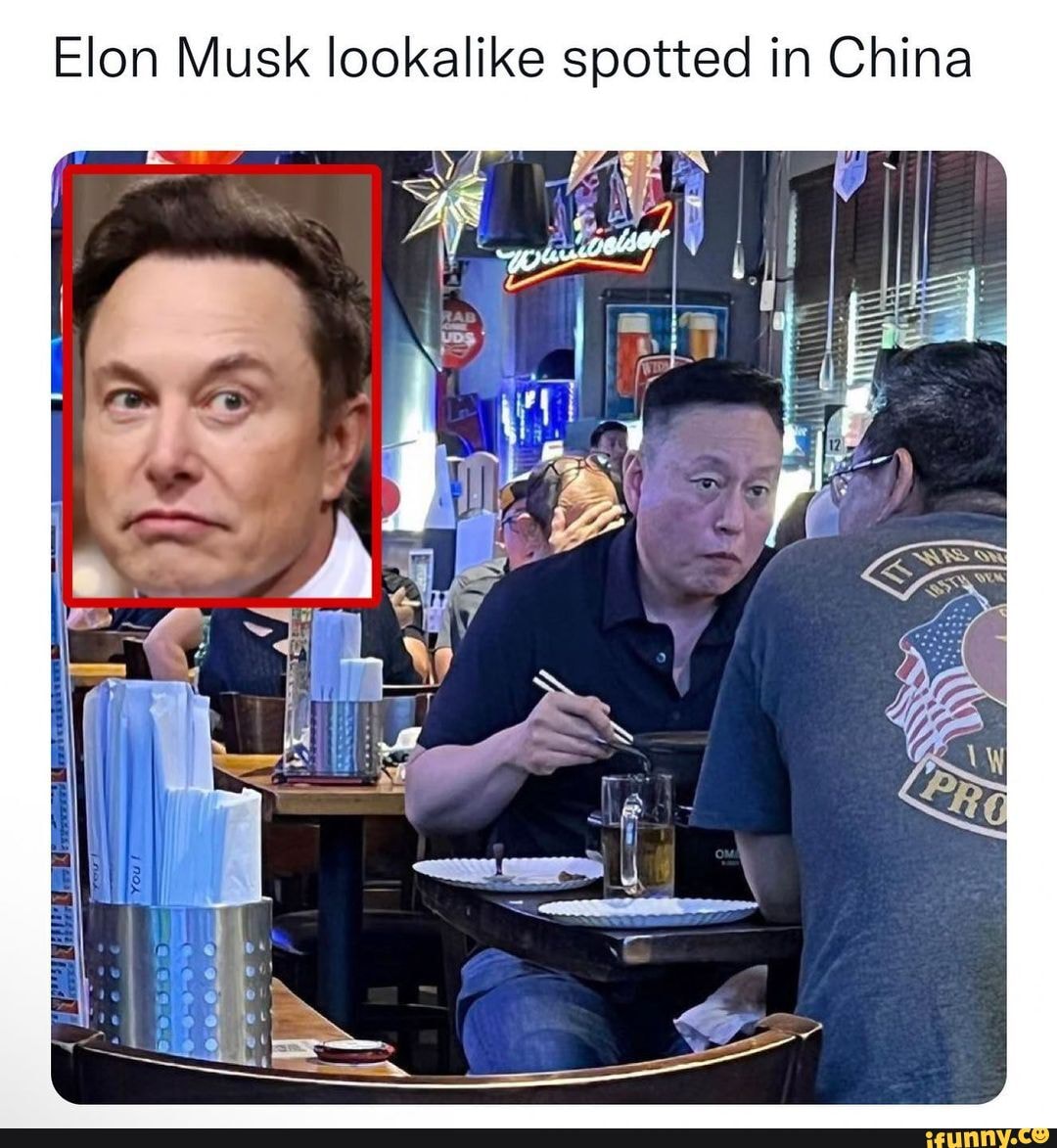 Elon Musk Lookalike Spotted In China 💀 - LL Musk Lookalike Spotted In ...