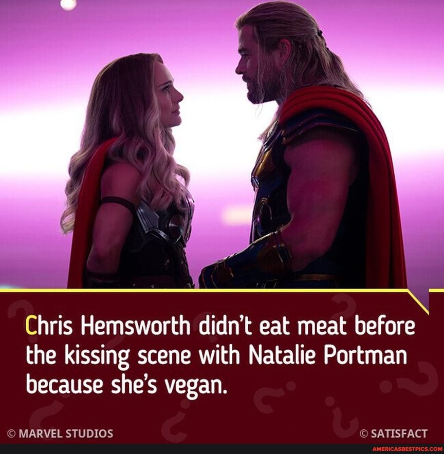 Chris Hemsworth didn't eat meat before the kissing scene with Natalie(02)