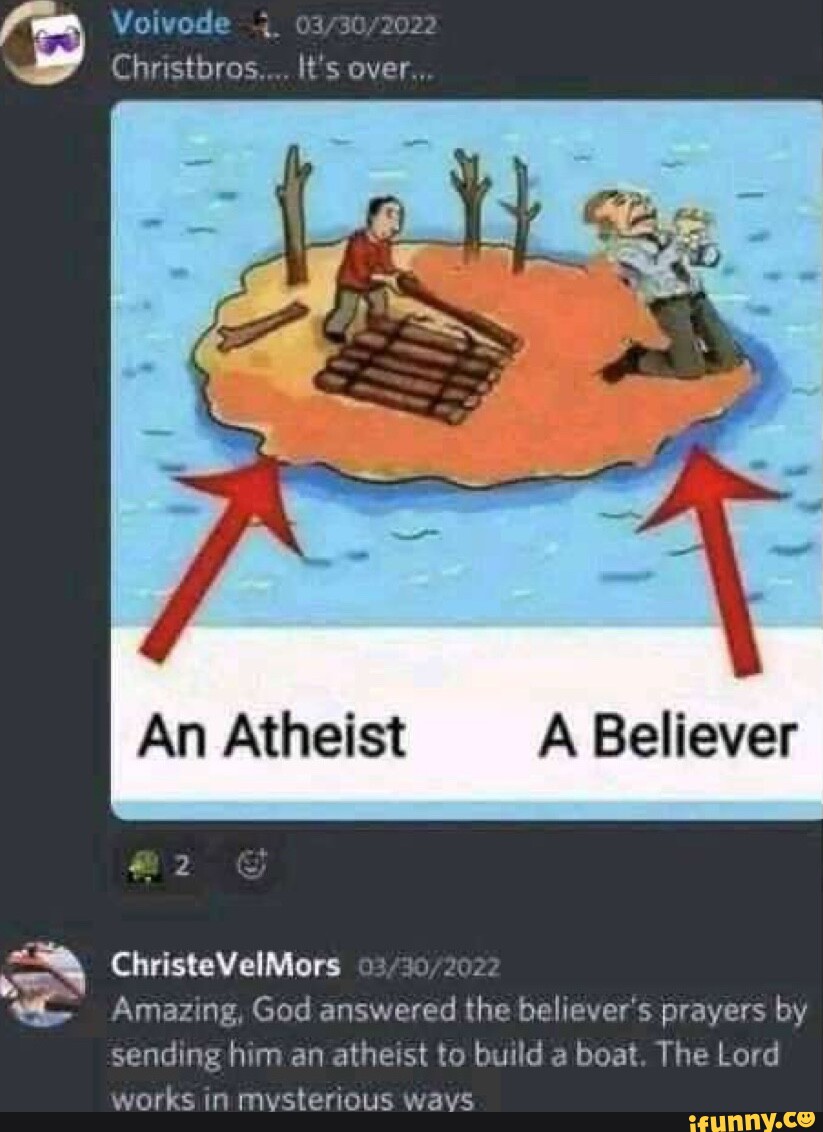 Voivode Christbros.... t&apos;s over., An Atheist A Believer ChristeVelMors...