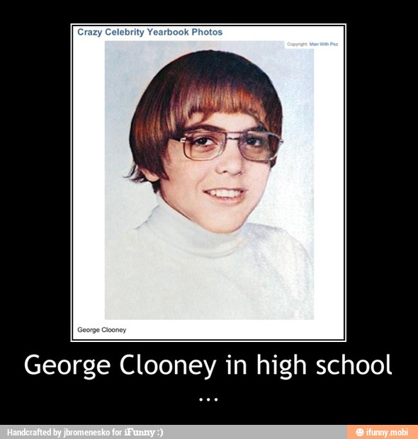 George Clooney In High School George Clooney In High School