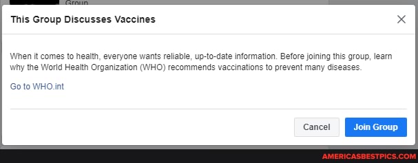 Group Discusses Vaccines
When it comes to health, everyone wants reliable, up-to-date information. Before joining this group, leam why the World Heatth Organization (WHO) recommends vaccinations to prevent many diseases.
Go to WHO.int