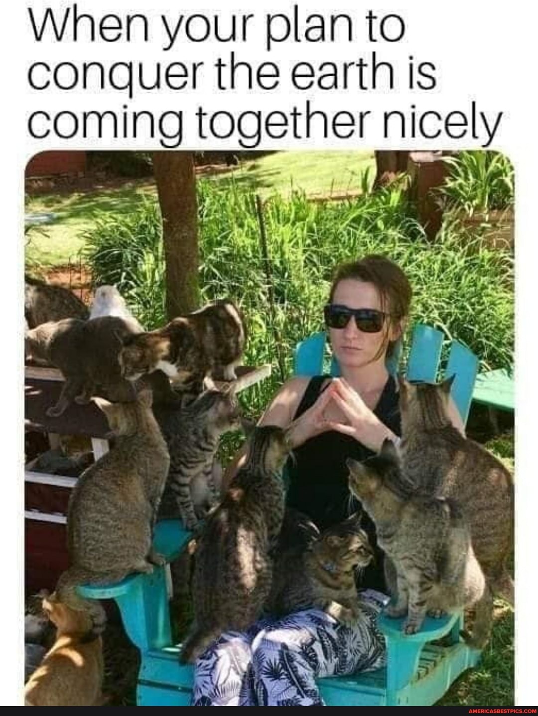 When your plan to conquer the earth is coming together nicely