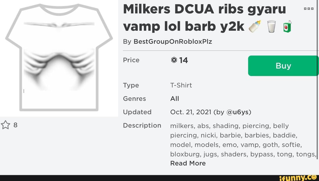 Milkers DCUA ribs vary vamp lol barb By Price Type Genres Updated ...