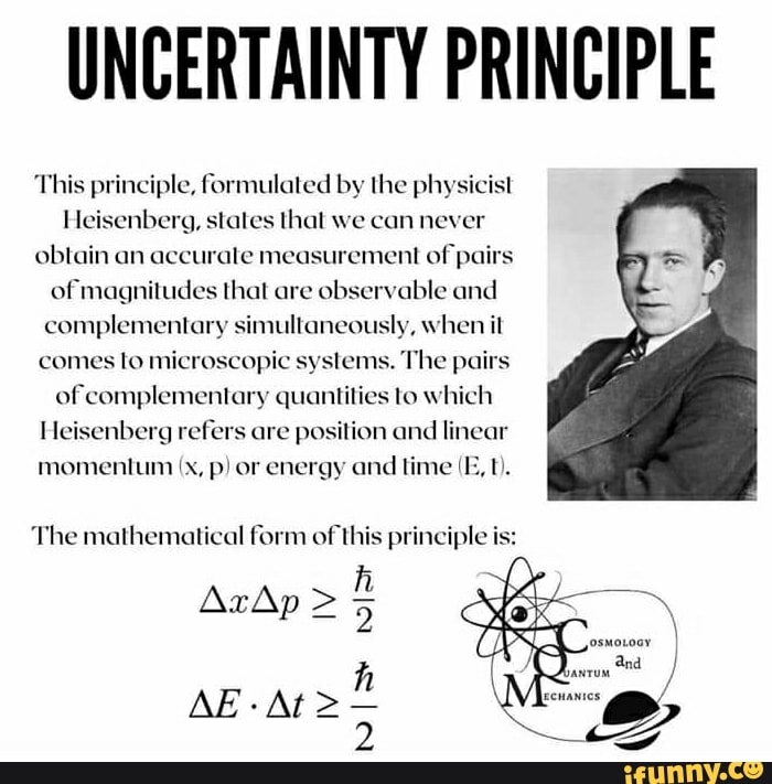 UNCERTAINTY PRINCIPLE This principle, formulated by the phy: Heisenber ...