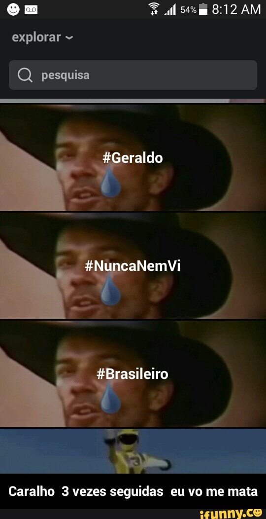 explorar Q pesquisa
sileiro
Caralho 3 vezes seguidas eu vo me mata - Caralho 3 vezes seguidas eu vo me mata
