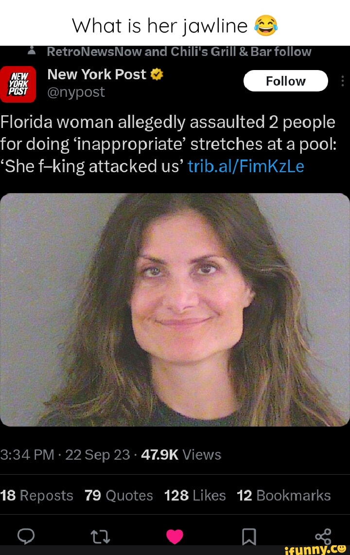 What is her jawline RetroNewsNow and Chili's Grill & Bar follow New