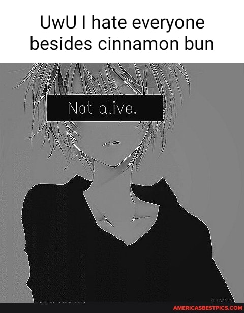 UwlU I hate everyone besides cinnamon bun