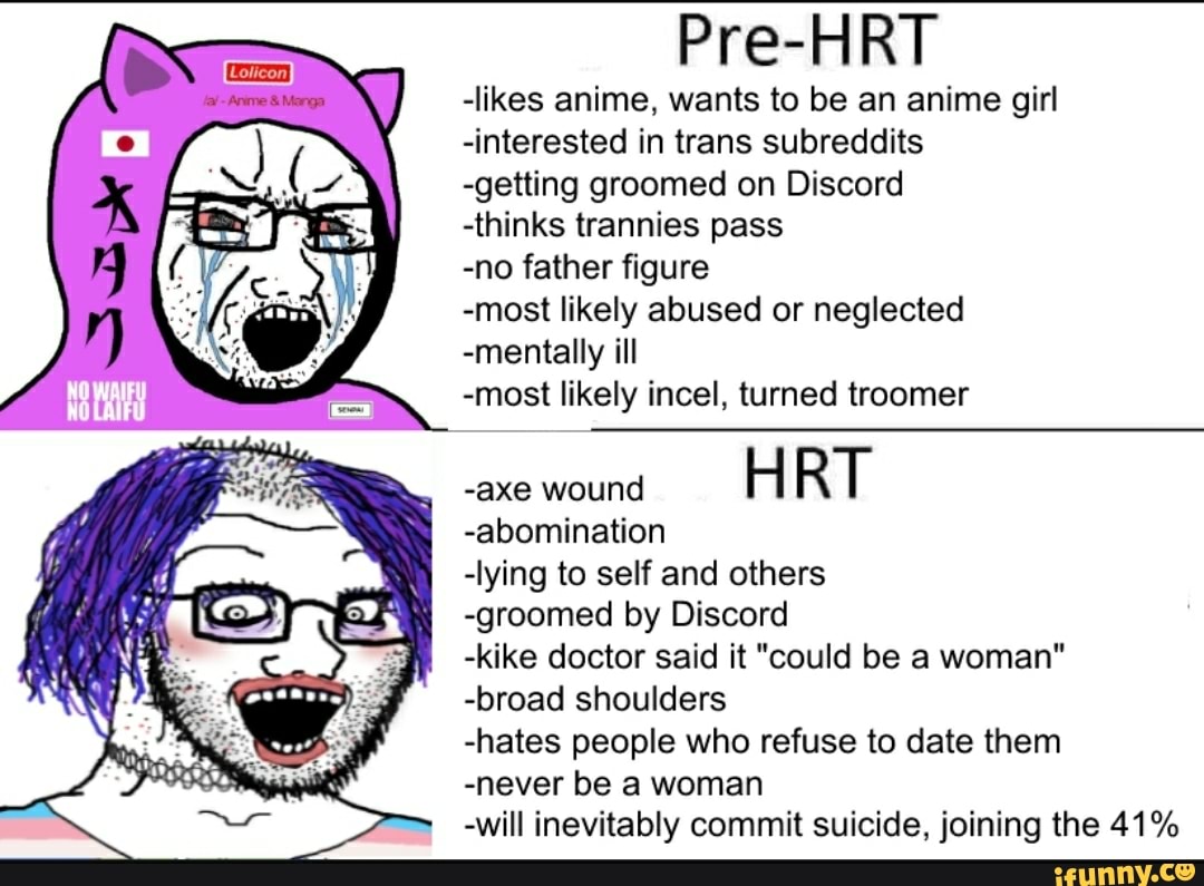 PreHRT likes anime, wants to be an anime girl interested in trans