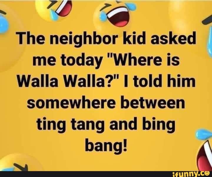 The neighbor kid asked me today 