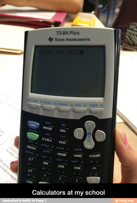Calculators at my school - Calculators at my school