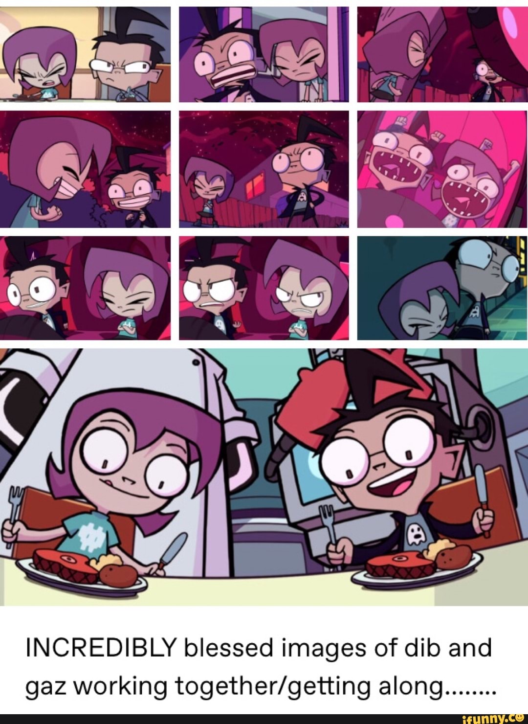 INCREDIBLY blessed images of dib and gaz working together/getting along