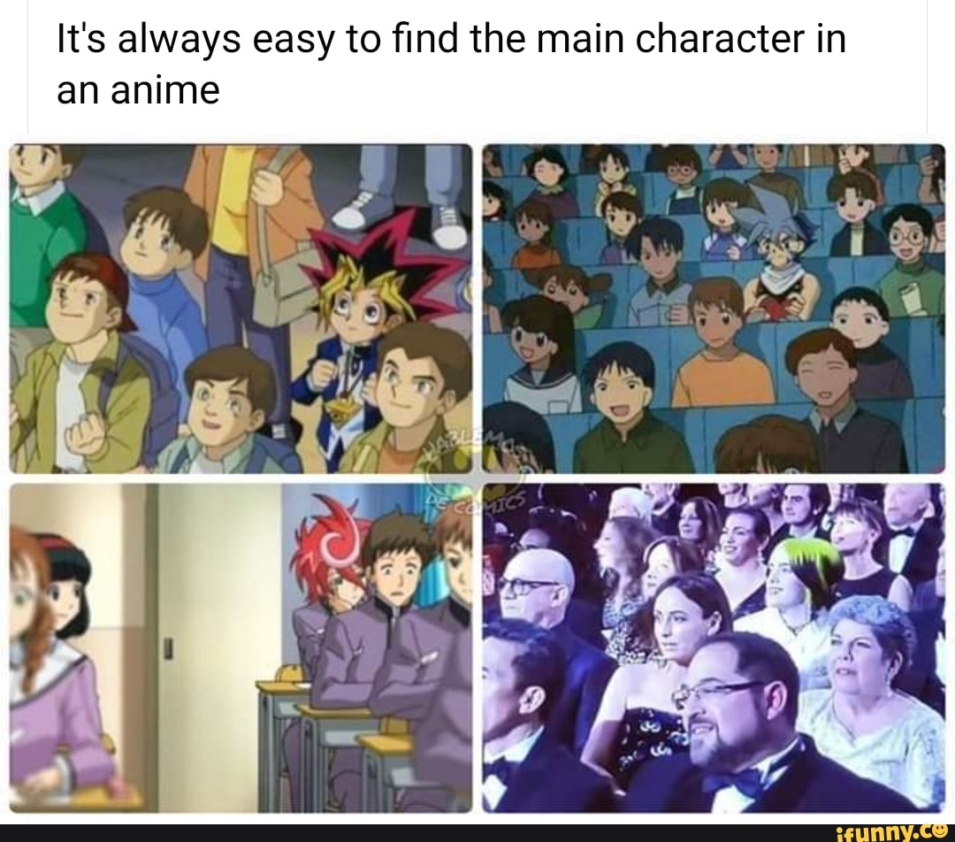Anime gets intense the main character meme  Anime Memes