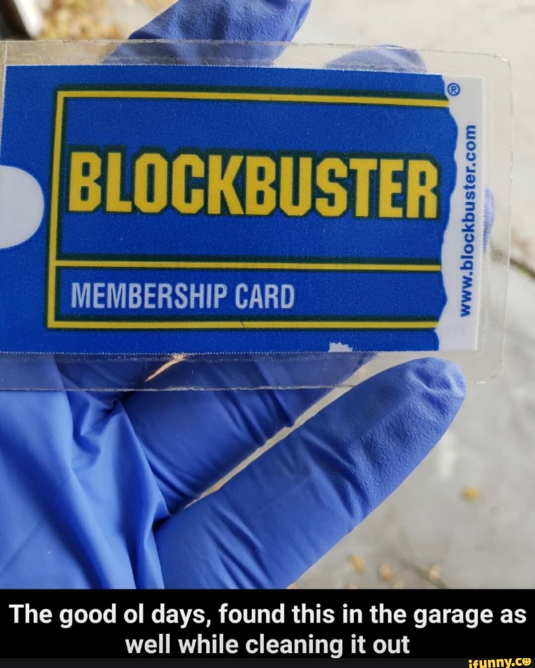 MEIBERSHIP CARD
The good ol days, found this in the garage as well while cleaning it out