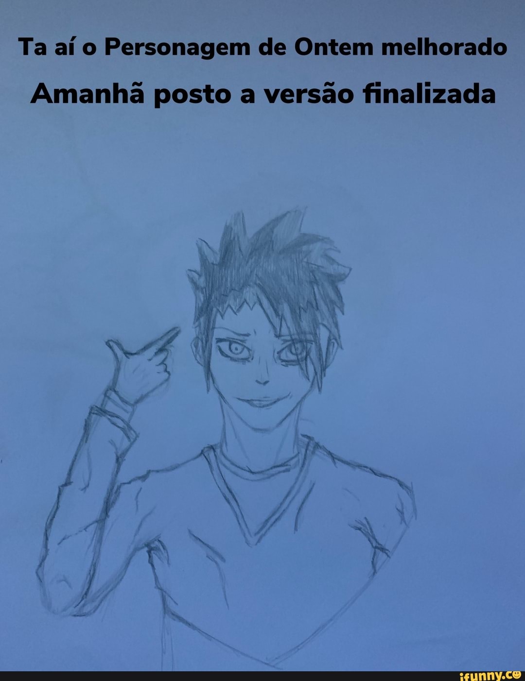 Ta aí o Personagem de Ontem melhorado
Amanhã posto a versão finalizada