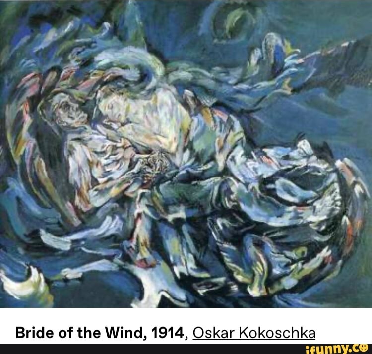 Bride of the Wind, 1914, Oskar Kokoschka