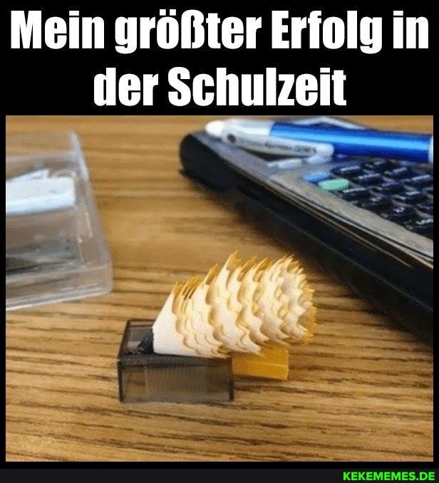 Mein größter Erfolg in der Schulzeit