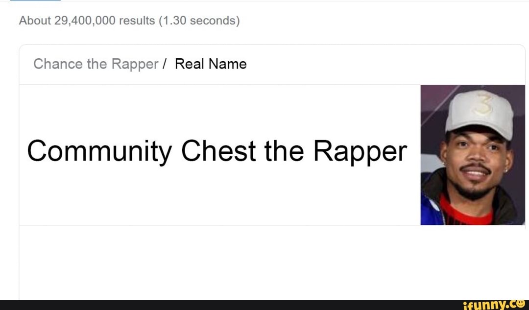 (1.30 seconds)
Community Chest the Rapper