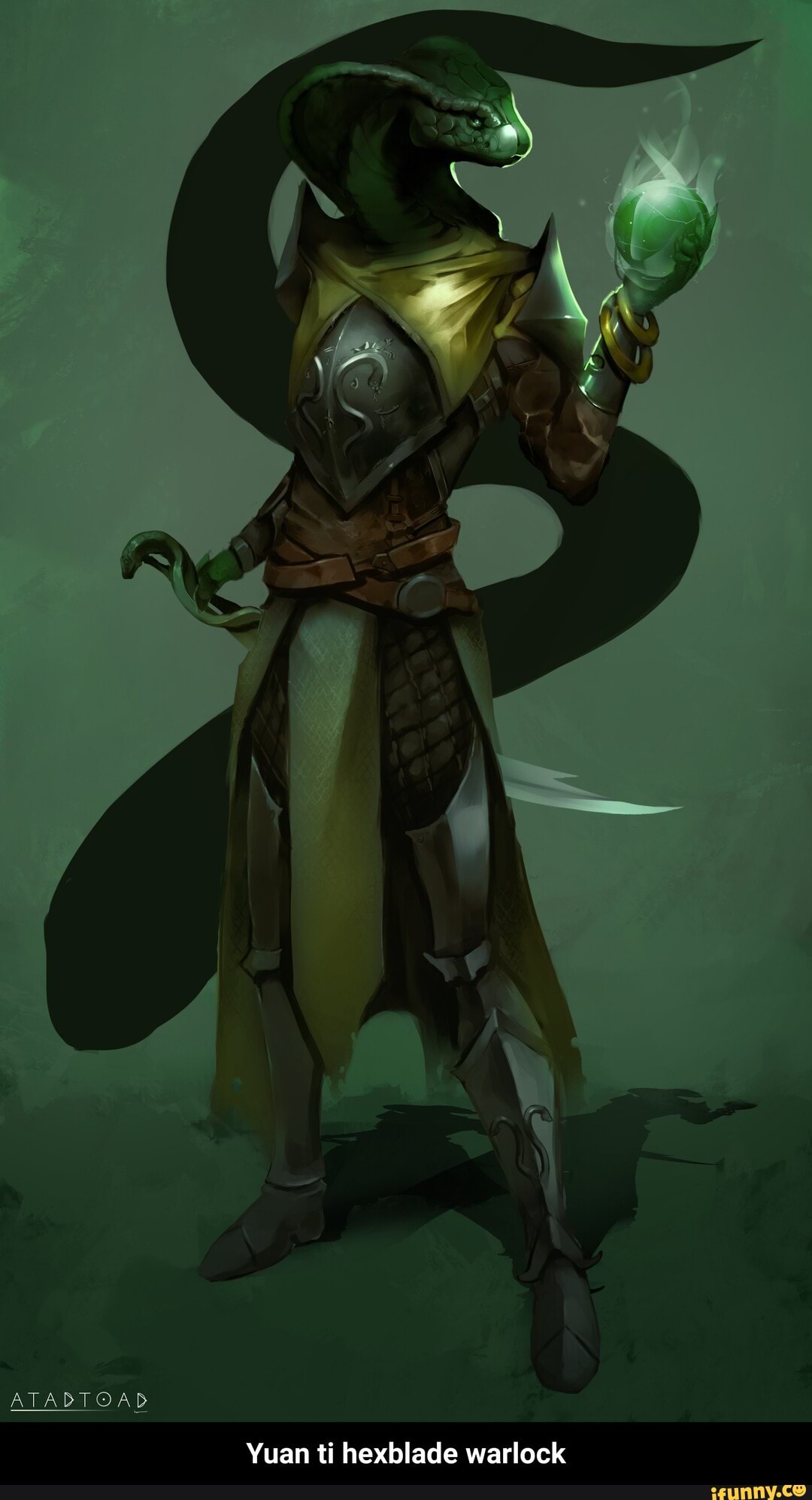 Yuan ti hexblade warlock - Yuan ti hexblade warlock.