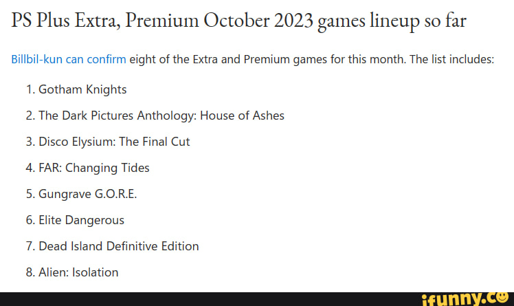 PlayStation Plus Game Catalog for October: Gotham Knights, Disco Elysium:  The Final Cut, The Dark Pictures Anthology: House of Ashes –  PlayStation.Blog