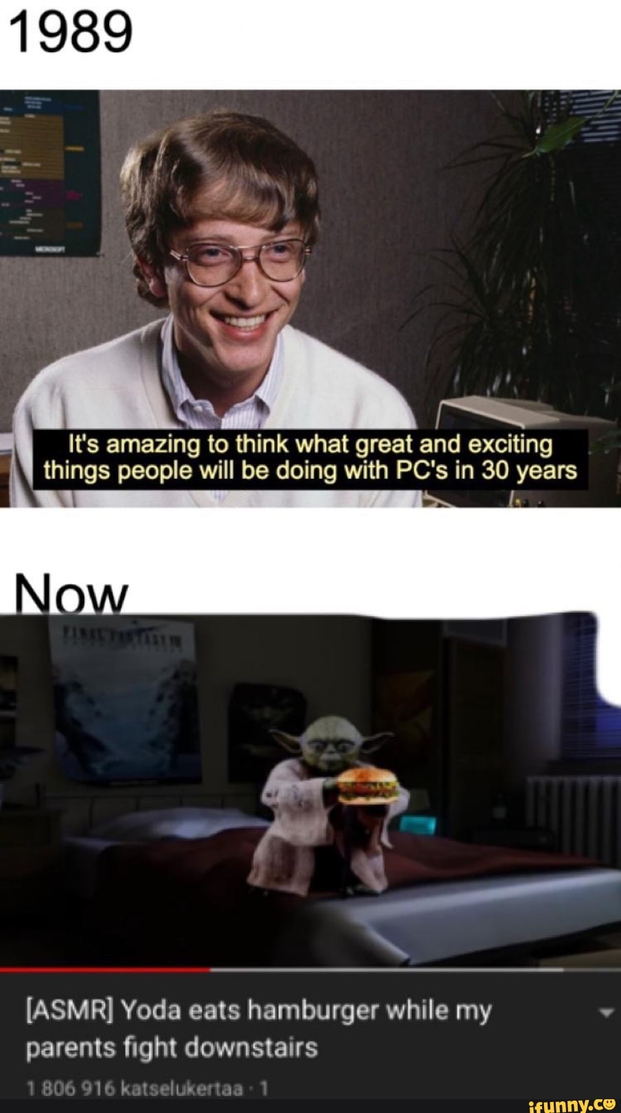 It's amazing to think what great and exciting things people will be