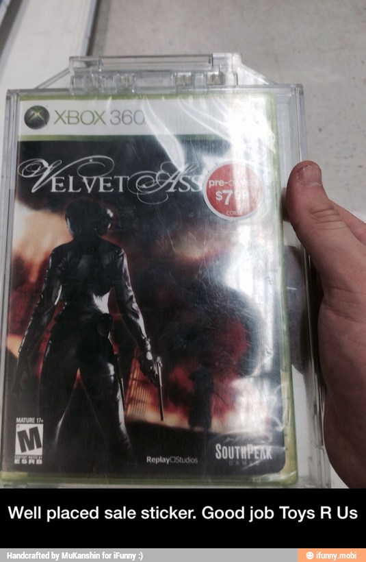 Well placed sale sticker. Good job Toys R Us - Well placed sale sticker. Good job Toys R Us