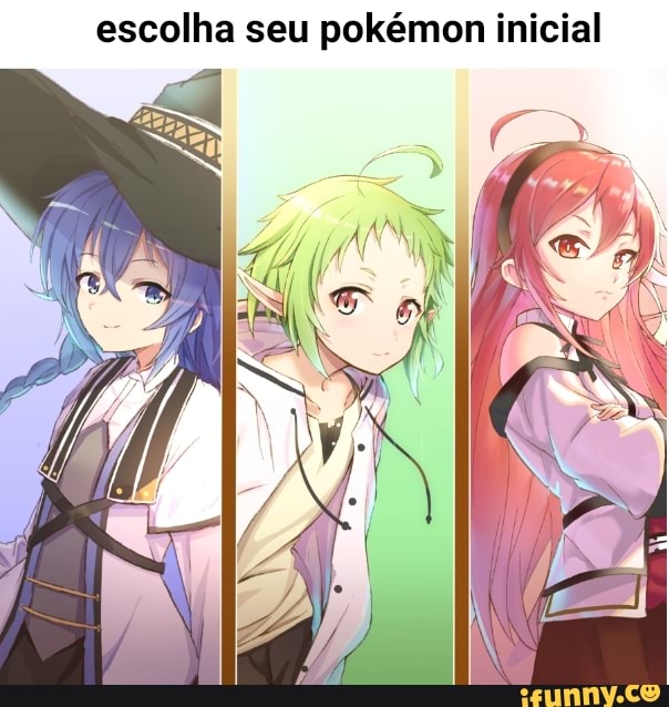 escolha seu pokémon inicial