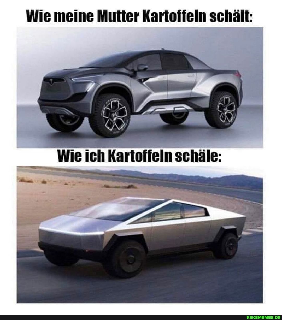 Wie meine Mutter Kartoffeln schält:
Kartoffel