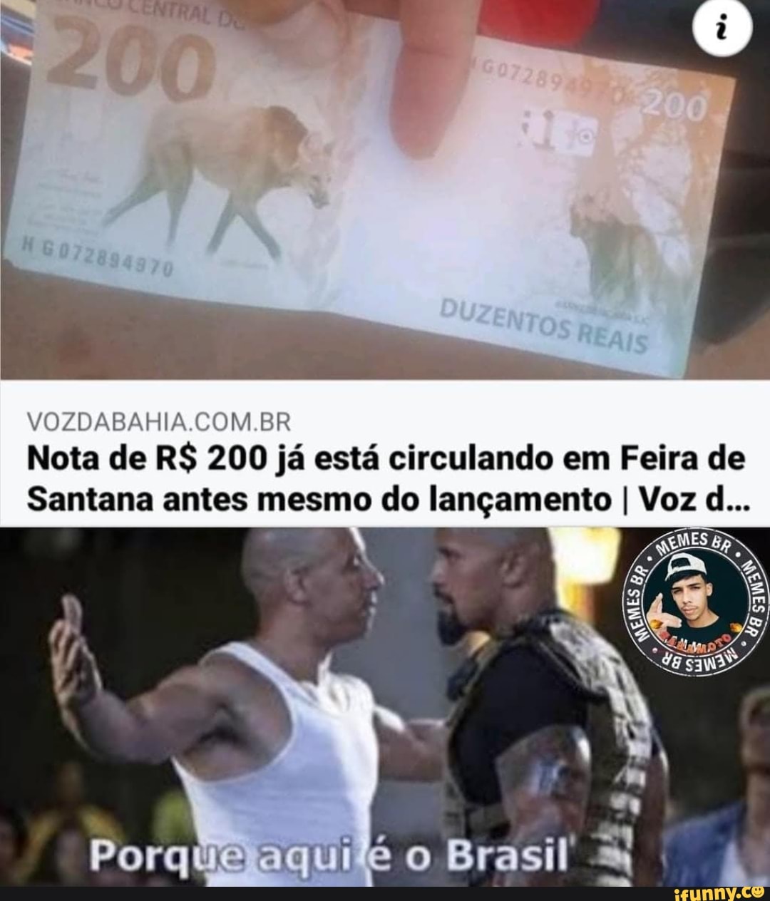 VOZDABAHIA.COM.BR Nota de R$ 200 já está circulando em Feira de
Santana antes mesmo do lançamento I Voz d...