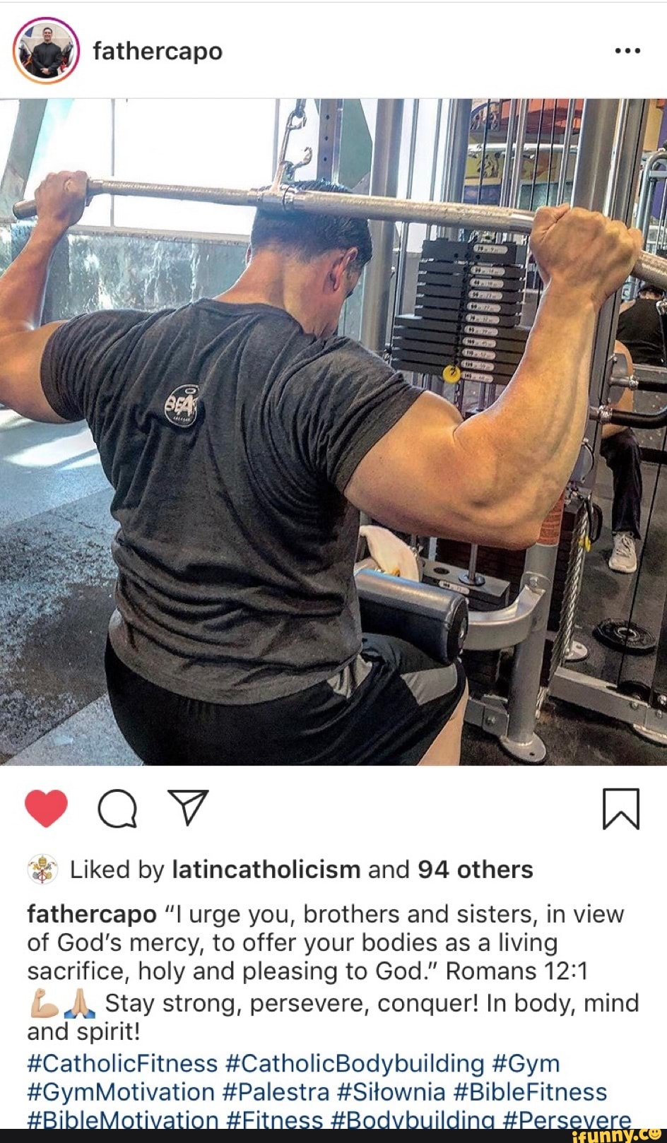 Lã?“ Liked by latincatholicism and 94 others fathercapo ”I urge you ...