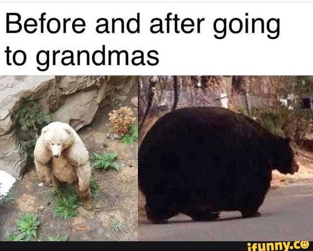 Before and after going to