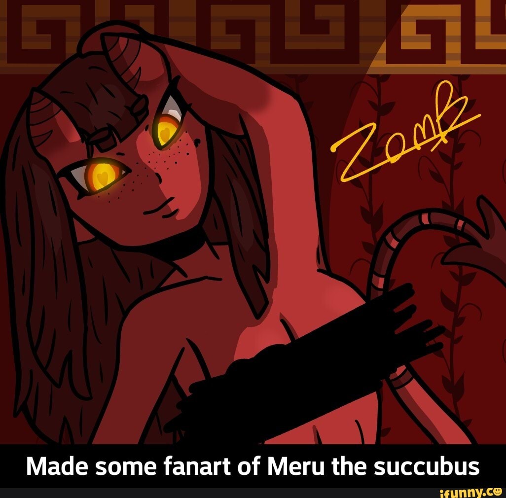Made some fanart of Meru the succubus - Made some fanart of Meru the succub...