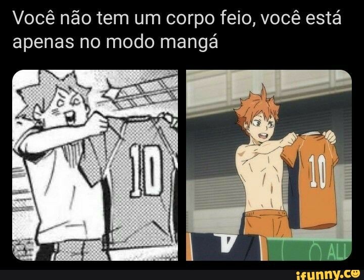 Você não tem um corpo feio, você está apenas no modo mangá